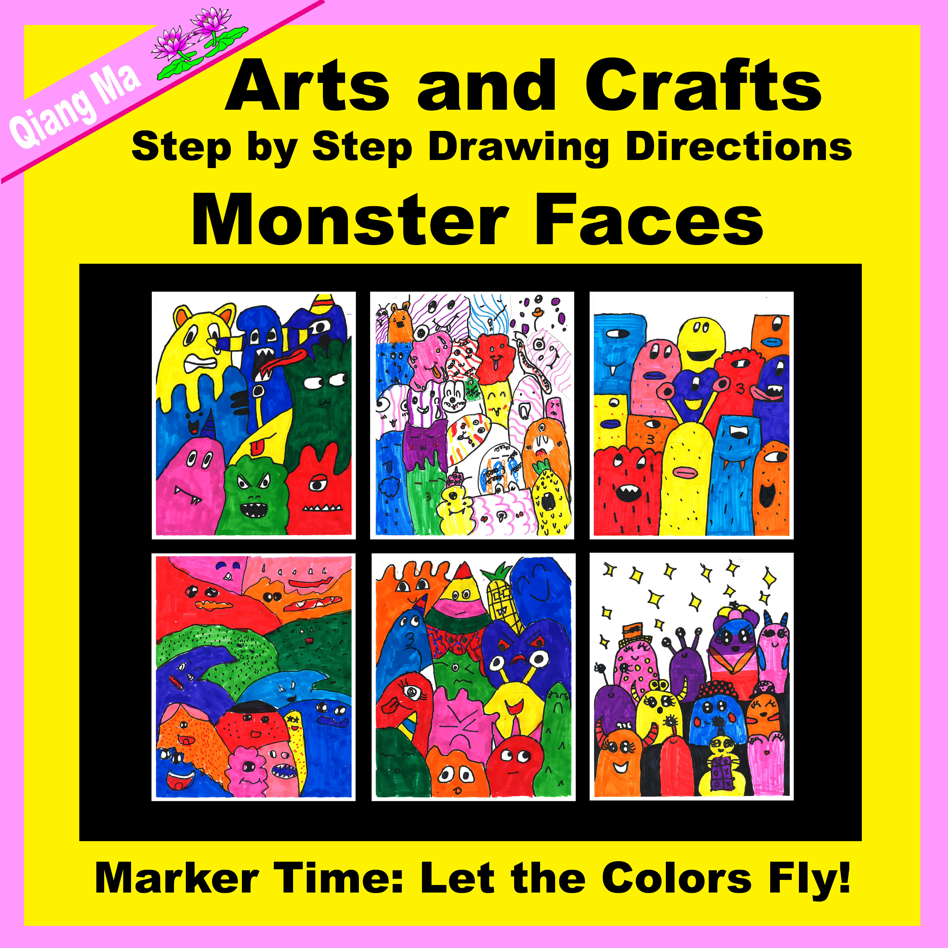 Arts and Crafts: Monster Faces Drawing