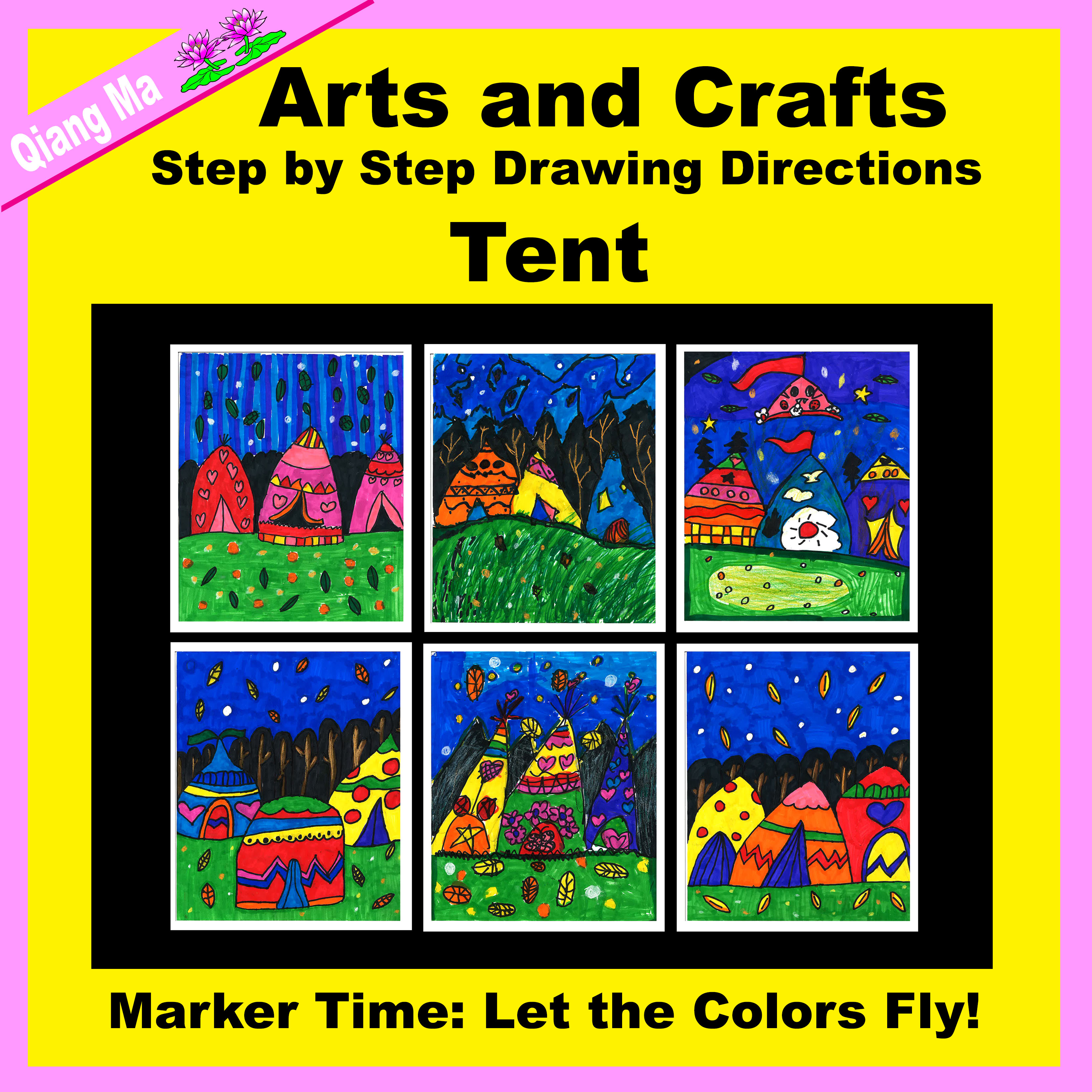 Arts and Crafts: Tent Drawing