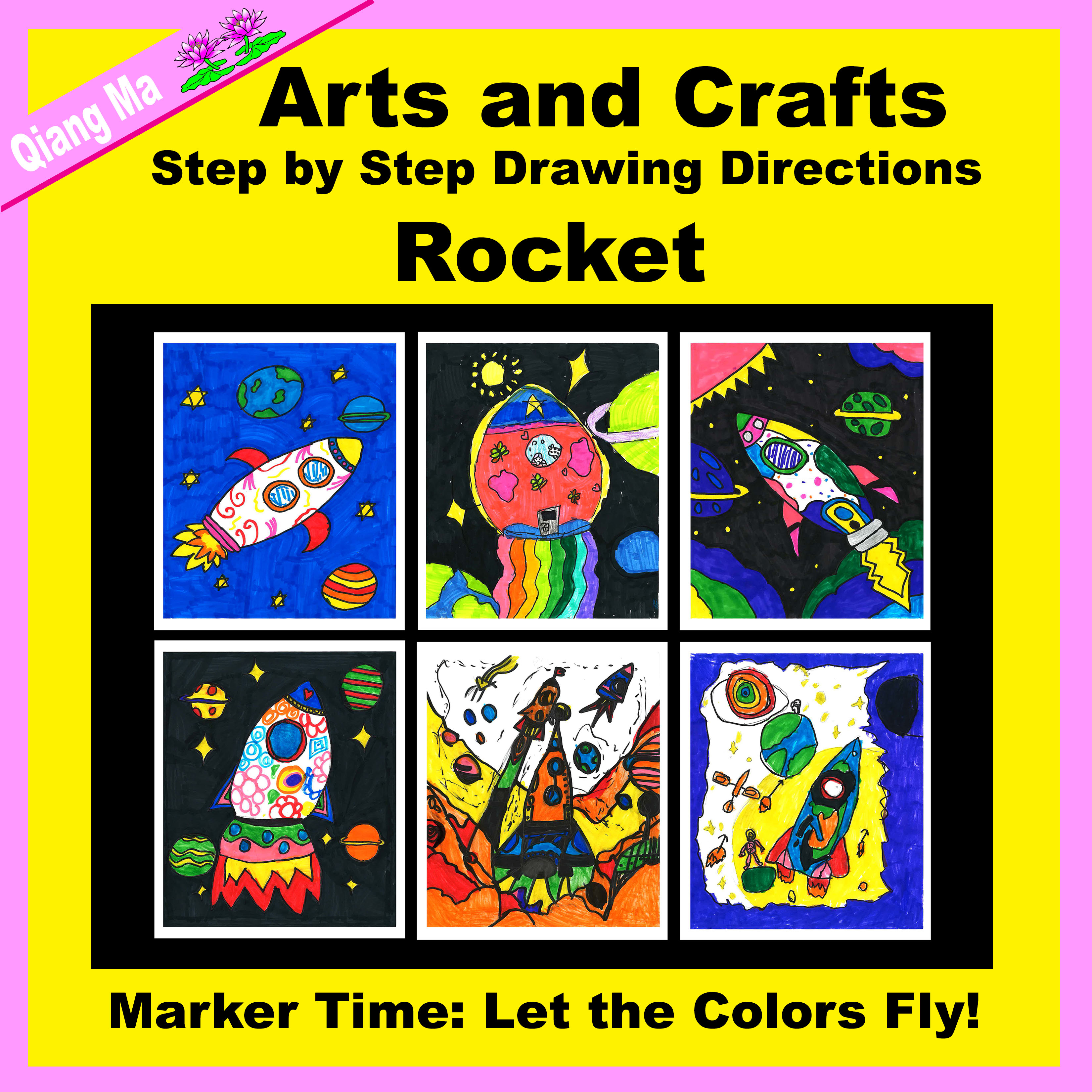 Arts and Crafts: Rocket Drawing
