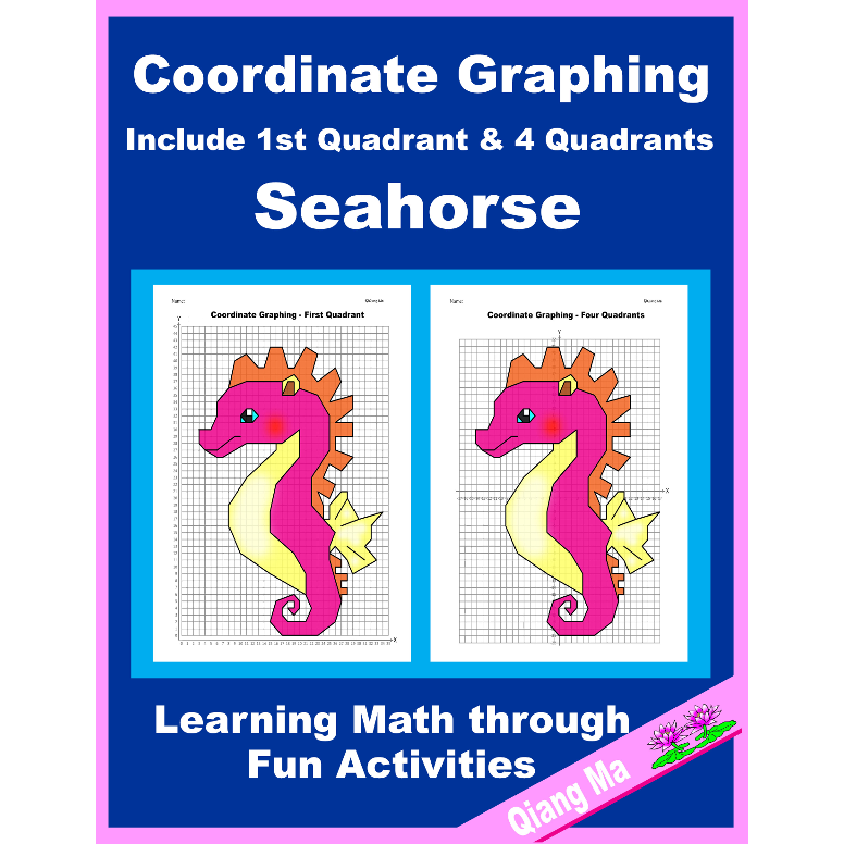Coordinate Plane Mystery Picture: Sea Star (1st Quadrant & Four Quadrants) AAA