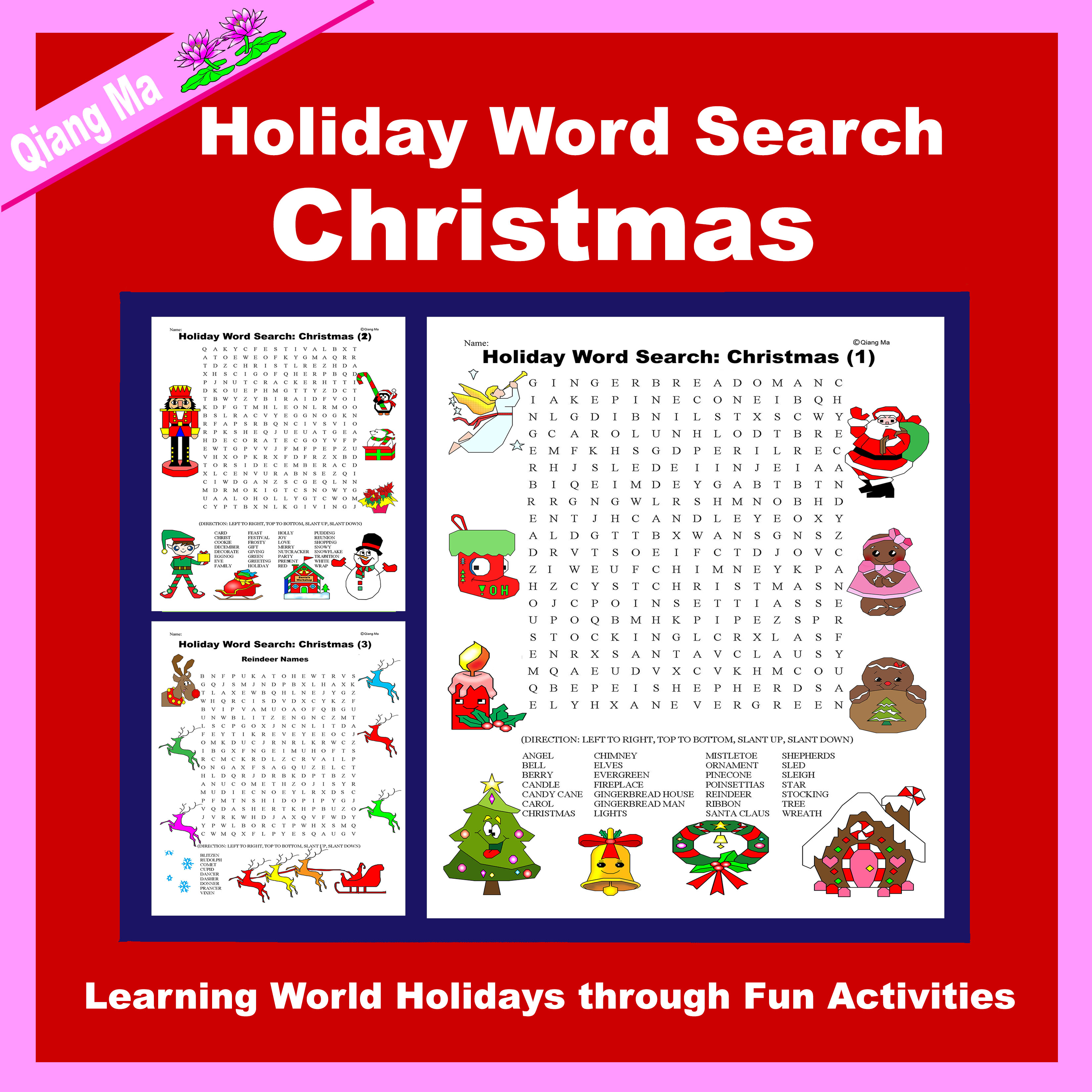 Holiday Word Search: Christmas