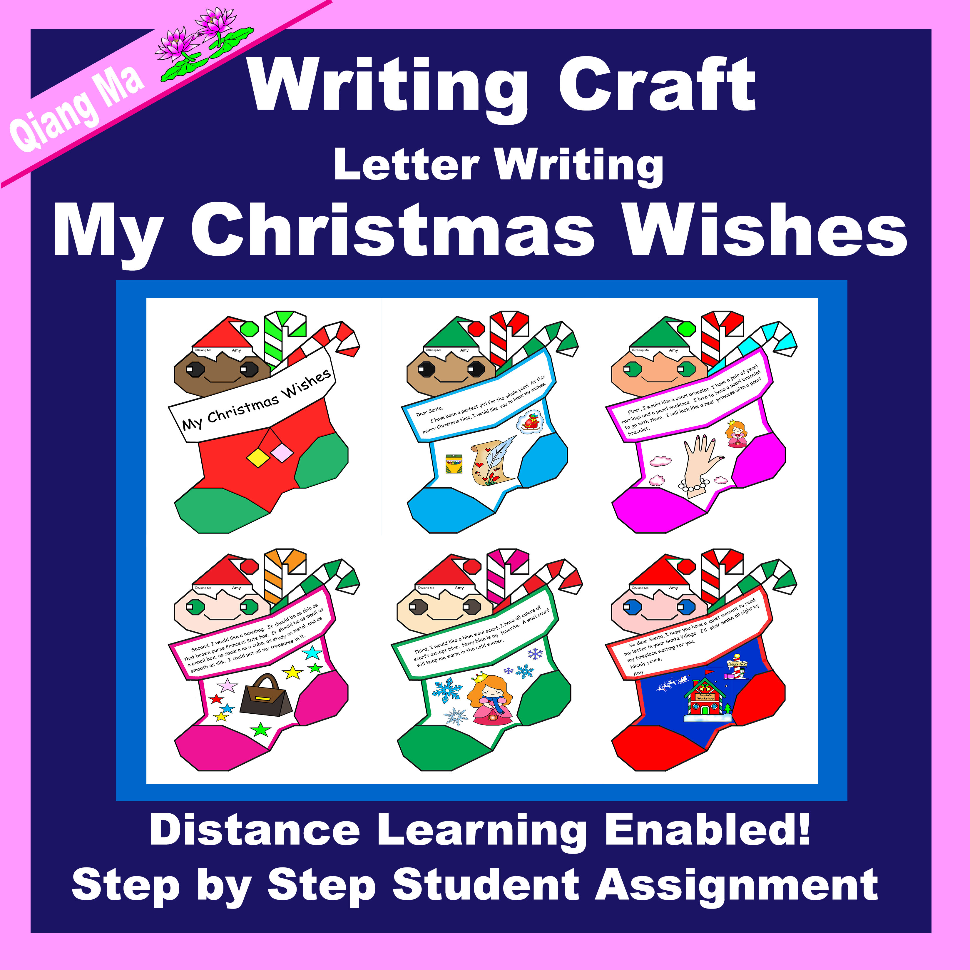 Letter Writing Craft: My Christmas Wishes