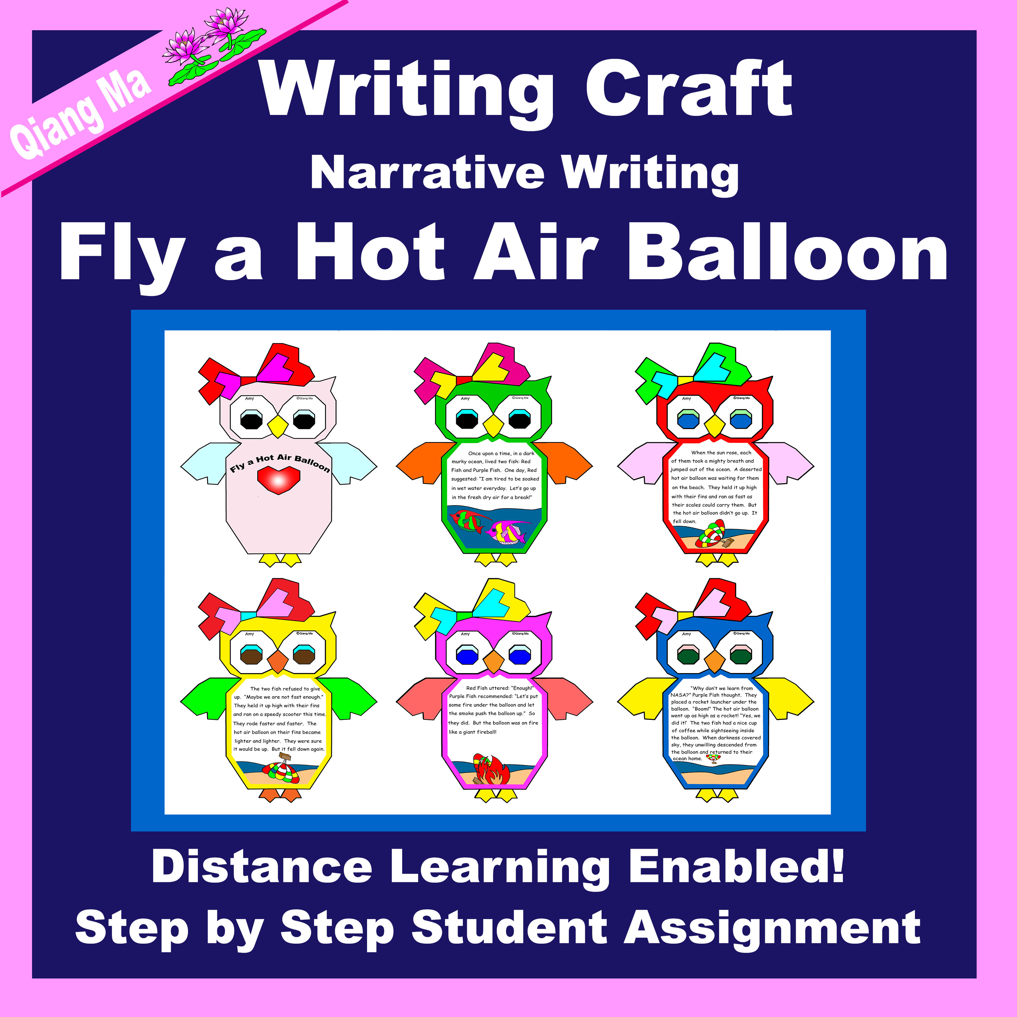 Narrative Writing Craft: Fly a Hot Air Balloon